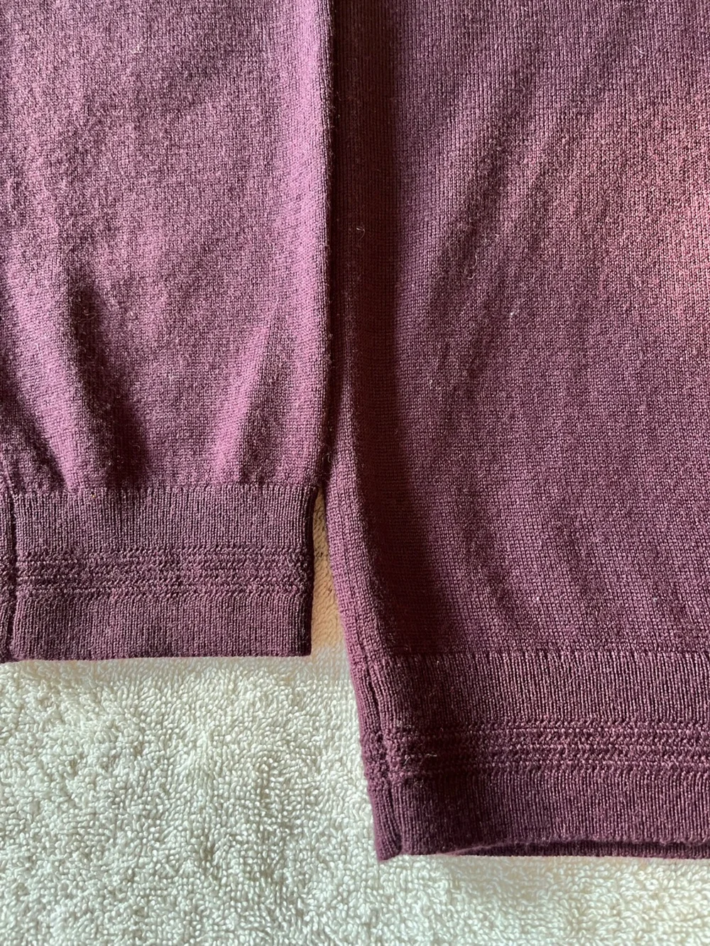 Ted Baker Men's V-Neck Sweater in Plum